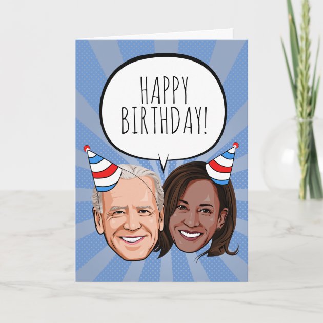Funny Biden Harris Birthday Card - 16455 Reviews